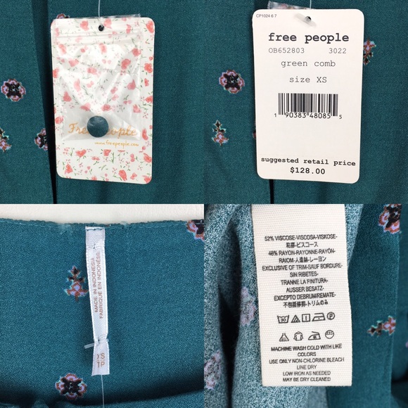 Free People Love Grows Romper NWT - Picture 7 of 11